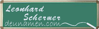 Leonhard Schermer Visitenkarte